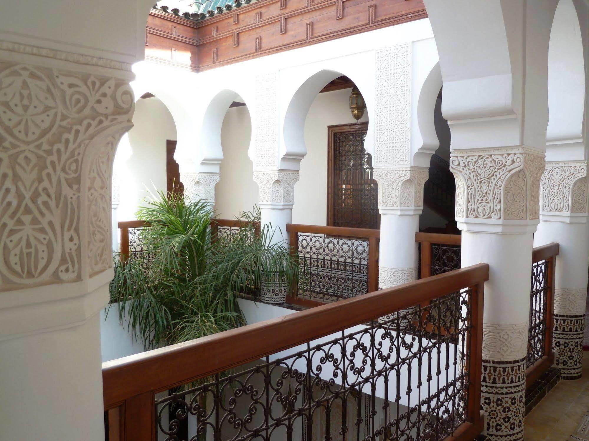 里亚德摩洛哥传统庭院住宅 马拉喀什 外观 照片 The courtyard of the Dar Si Said
